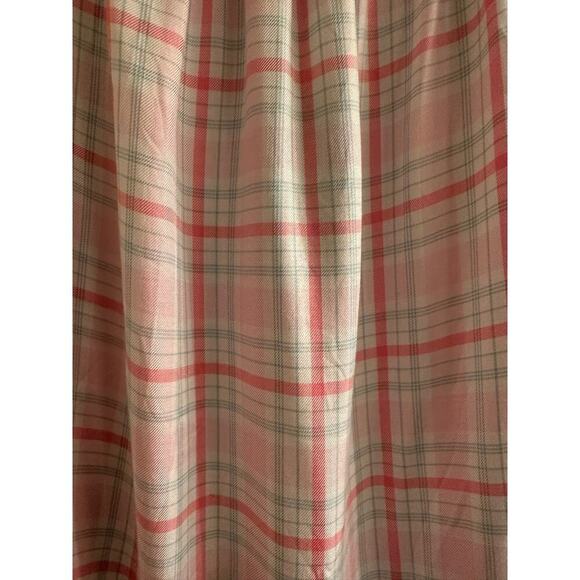 Tommy Hilfiger Women’s Windowpane Plaid Soft Flowy Off the Shoulder Blouse Sz 2X - Picture 5 of 9